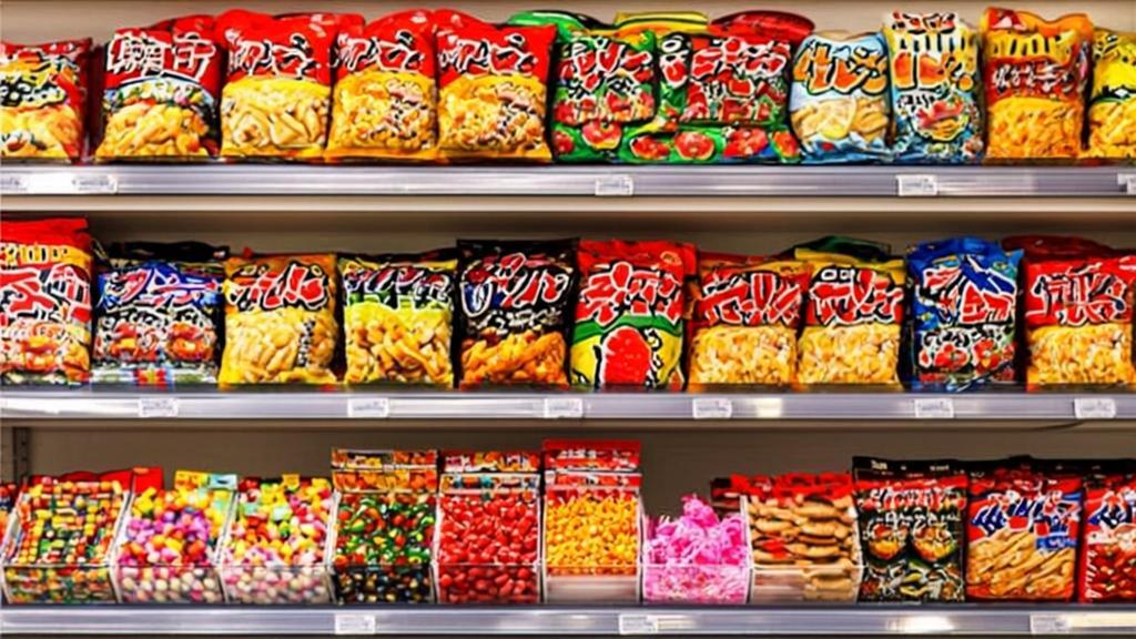 Japanese snacks and candy