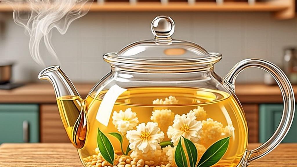 Genmaicha popcorn tea