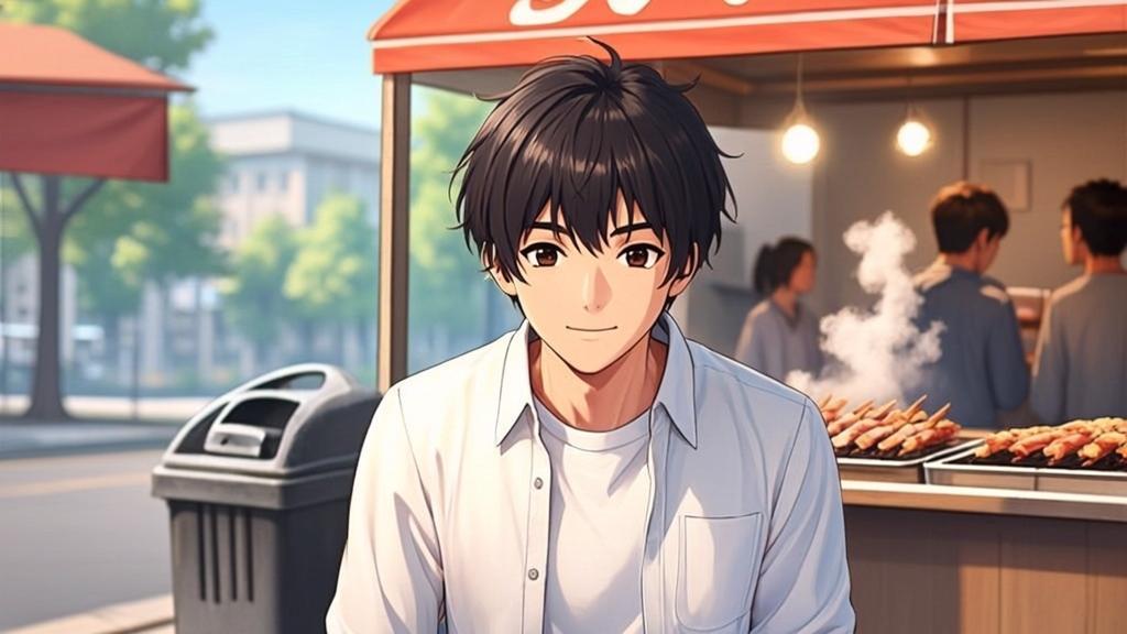 Japanese street food etiquette