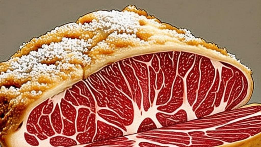 Kobe beef marbling