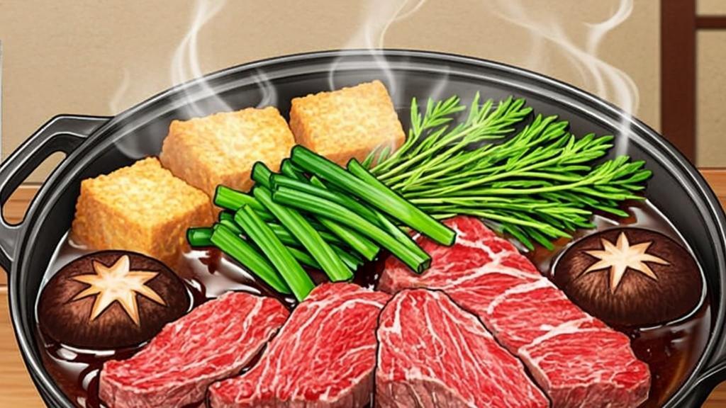 Kobe beef sukiyaki