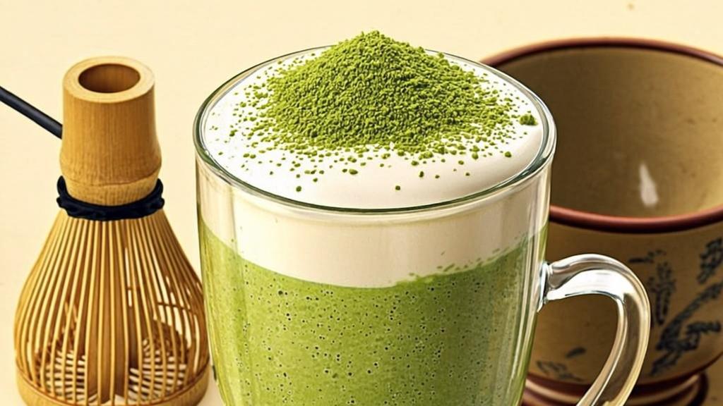 Matcha green tea craft beer