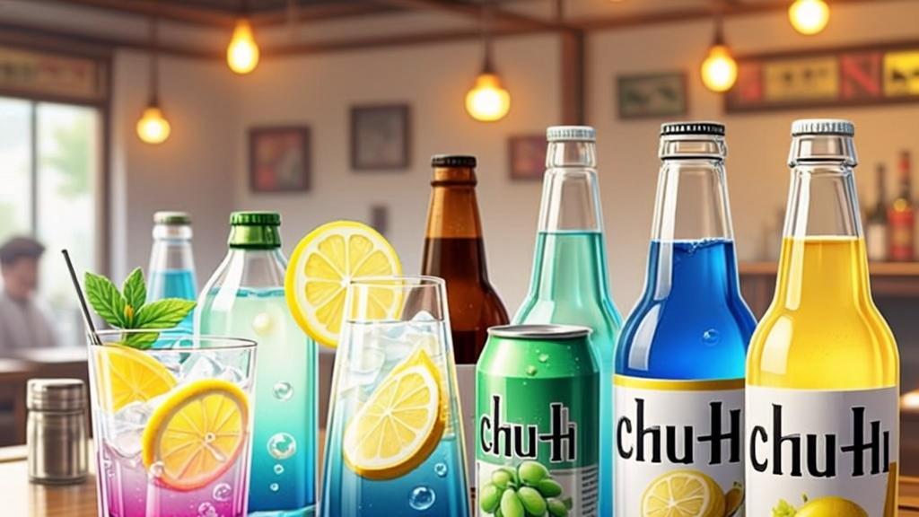 Modern shochu cocktails and chu-hi