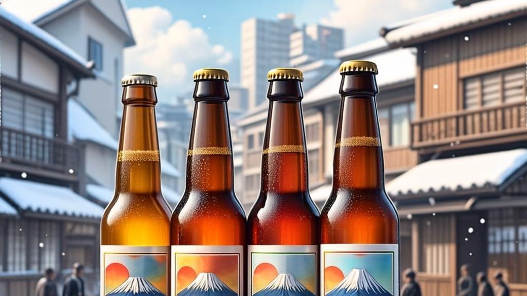 Japanese hot spring town breweries