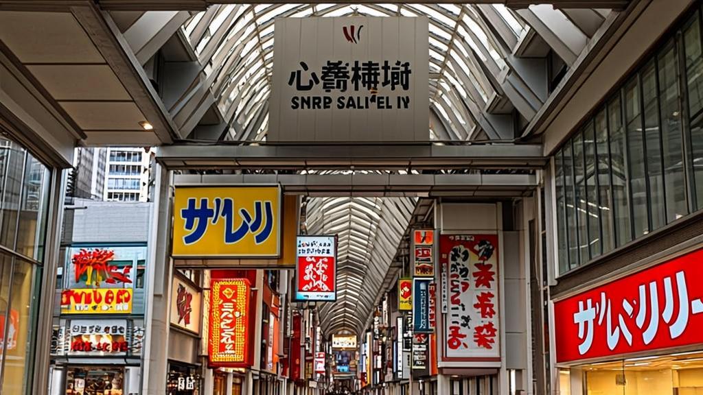 Shinsaibashi shopping arcade in Osaka