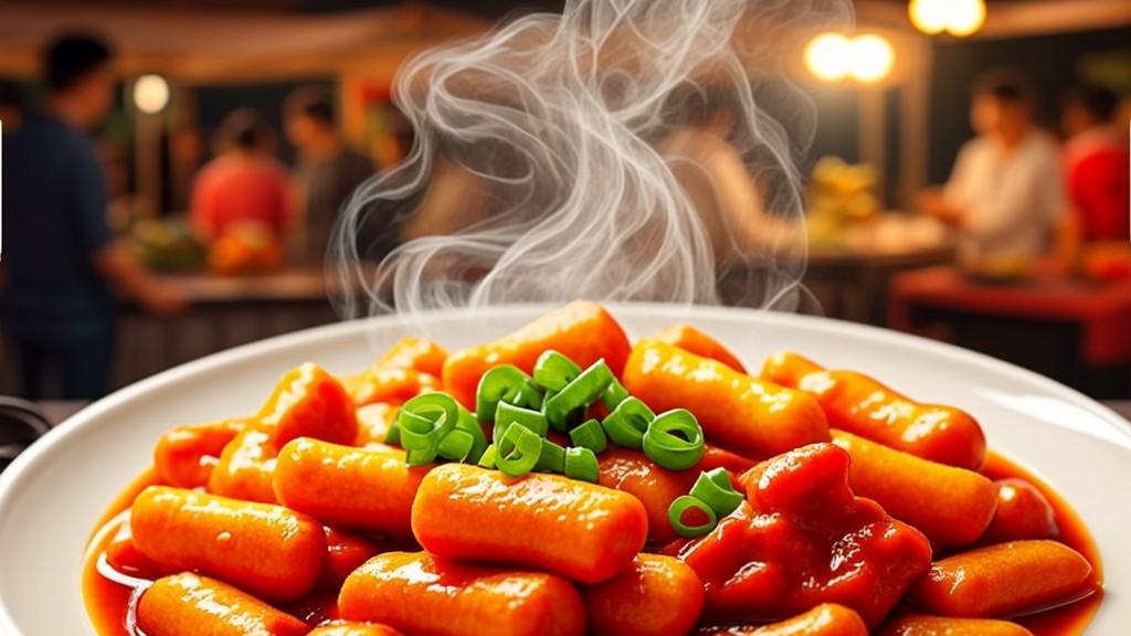 Korean Tteokbokki Spicy Rice Cakes