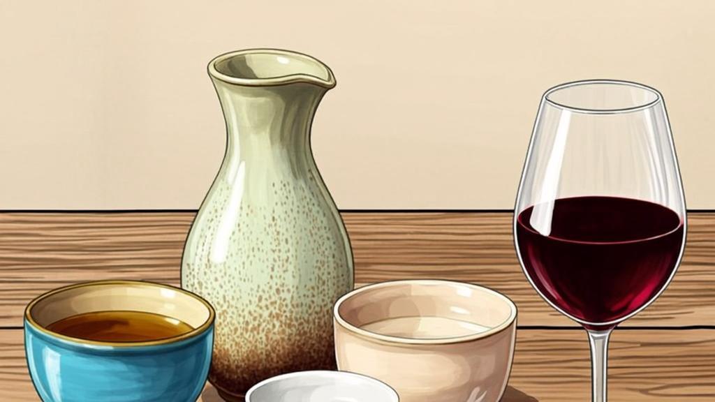 Traditional Sake Serving Vessels