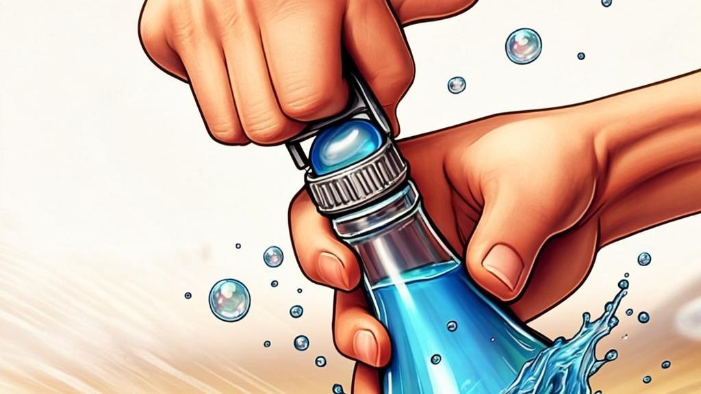 How to open ramune soda