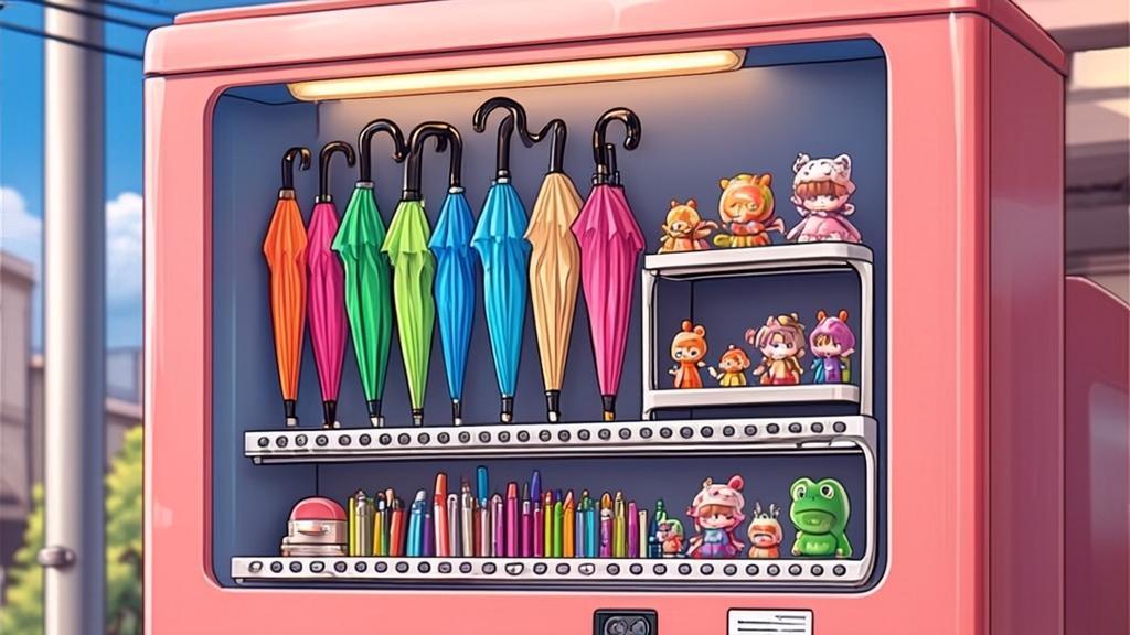 Unique specialty vending machine in Japan